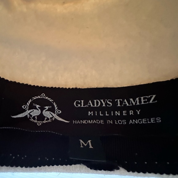 Gladys Tamez Millinery Anais Hat in White Brand New - Picture 5 of 7